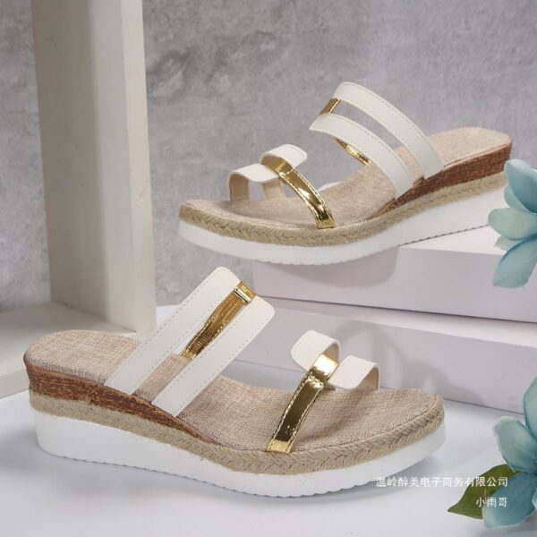 oly-433461eb35ac942884c918dc5b9d40b0 Wholesale plus size Women’s Sandals Summer Flat Wedge Fish Mouth Casual Women’s Sandals