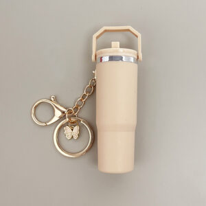 Portable butterfly beige