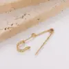 Wholesale Unisex 304 Stainless Steel DIY Fashion Accessory In Commute Style With Electroplated Finish