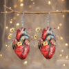 oly-4377522266c3168fac7bee8b35dc5352 Wholesale Fashion Personalized Flowers Heart Acrylic Women's Earrings-Valentine's Day, Birthday and other perfect gifts