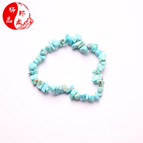Wholesale Factory Direct Sales Natural Crystal Gravel Elastic Bracelet Colorful Gravel Bracelet