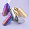 Wholesale PVD Coated Real Gold Plated 18K Gold Geometric Solid Color 304 Stainless Steel Hip-Hop Retro Waterproof Non Tarnish Open Rings