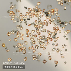 Champagne mini zircon mixed pack (dz771-05)