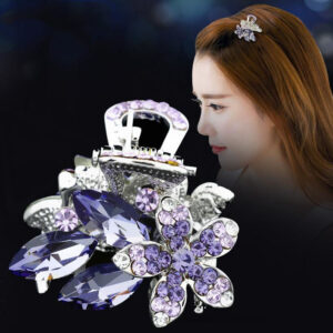 Alloy Grab Clip-Horse Eye Violet