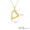 Wholesale 18K Gold Plated Titanium Steel Link Chain Necklace Exaggerated Heart Sun Stainless Steel Women's Fashion Jewelry Accessory
