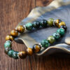 Wholesale retro niche design  turquoise bracelet for men and women ethnic style tiger eye stone bracelet
