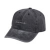 Wholesale washed embroidered letter mama hat women's versatile distressed soft top curved brim baseball cap peaked cap