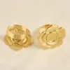 Wholesale Adjustable Open Stainless Steel Rose Flower Ring Gold Adjustable Base Ring Multifunctional Accessory Jewelry Suitable For Casual Occasions