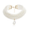 oly-44323ffde56618f4f1daa26e80c53eb6 Wholesale jewelry fashion imitation pearl necklace female retro special-shaped baroque girl clavicle chain manufacturers