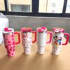 oly-44d518def67a116a3977039fa2d7cd2a Wholesale exclusive stainless steel handle cup cartoon Valentine's Day series 40oz car cup car cold ice bully cup belt