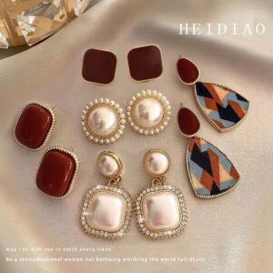 Burgundy pearl five-piece set 2
