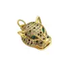 Wholesale Fashionable Design Pendant Copper Plated Real Gold Micro-Paved Zircon Saint Jude Pendant Jewelry Accessory