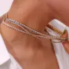 Wholesale PVD Coated Real Gold Plated 18K Gold Geometric 304 Stainless Steel Simple Style Waterproof Non Tarnish 304 Stainless Steel Necklace