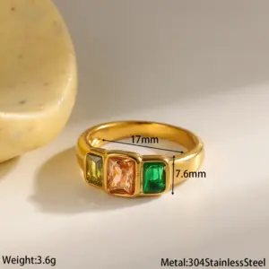 Pink Zircon Ring