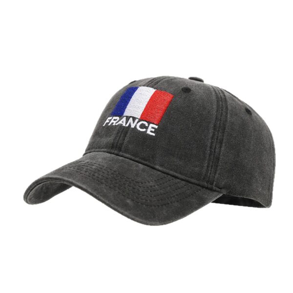Wholesale World Cup football element fan baseball cap embroidered black baseball cap sun hat