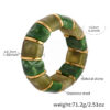 oly-457eb496fe3f7a24ef6701c79fddaa56 Wholesale Explosions Acrylic Stamping Rope Bracelet Simple Maillard Elegant Bracelet High-end Retro Exaggerated