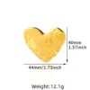 Wholesale PVD Coated Real Gold Plated Sun Star Heart Shape 304 Stainless Steel Hip-Hop Exaggerated Oversized Waterproof Non Tarnish Open Rings