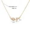 Wholesale Jewelry Elegant Luxurious Shiny Rose Flower Tulips Copper Zircon 18K Gold Plated Plating Inlay Cable Chain Jewelry Set