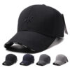 oly-45a7cffba645cffea94da6d0d6cfd10d Wholesale trend summer baseball cap hard top big head circumference extended brim old head cap outdoor sports sunscreen sunshade hat