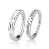 oly-45ac554afe7d60eaf3b1a34116678825 Wholesale S925 Sterling Silver Cross Couple Ring Men and Women High-End Pair Ring Open Hand Jewelry Valentine's Day Jewelry
