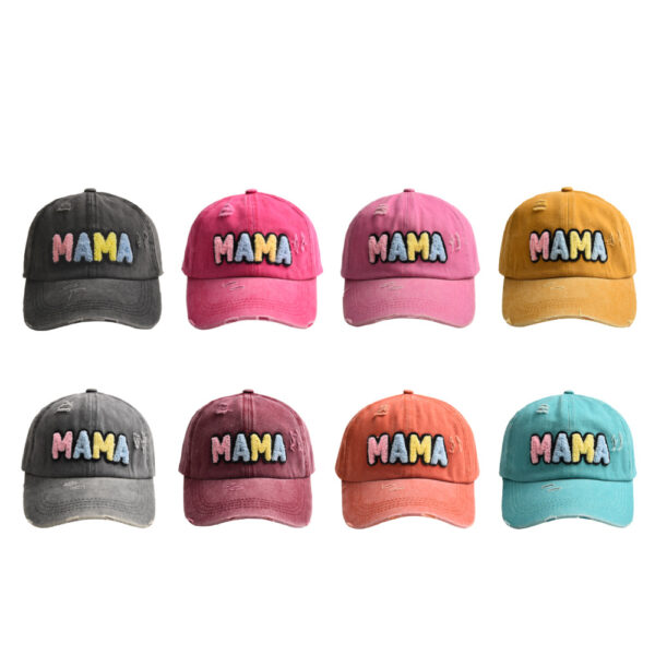 oly-45c02b38b57f4447fa22e13e16da93fd Wholesale color MAMA letter baseball cap outdoor sun protection sports cap Women