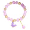 oly-45d718bf9ab41711dfb1218085d292ac Wholesale Arrival Bracelet Glass Abacus Beads Handmade Woven Bracelet Butterfly Pendant Colorful Beads Bracelet Jewelry for Women