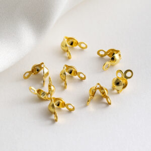 18k gold (double bag) / 3.6*7mm/aperture 1.25mm (100 pcs/pack)