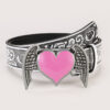 oly-464176359d3933cc22aac8d8ffba3725 Wholesale Pink love wings belt Women's peach heart pu leather jeans belt ethnic style personalized retro belt