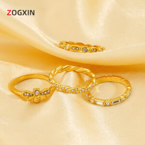 oly-46451d45cdd23dd90341b8aa1ac0d697 Wholesale Cross-border European and American Style Fashion Diamond Twist Ring Women's Light Luxury High-end Geometric Finger Ring INS Internet Celebrity Finger Ring