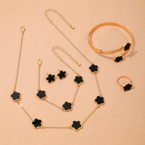 Golden five-piece set