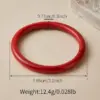 oly-4657e02bb7b016e3be949d5399f6fe17 Wholesale Plain Circle Bracelet Stackable INS Style Versatile Business Commuting Bracelet (Accessory) Waterproof Non-Fading Round Acrylic Resin