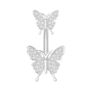 Hot Sale in Double Butterfly Style-Silver