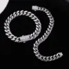 Wholesale Hip Hop Style Cuban Link Bracelet Full Drill 18K Gold Plated Stainless Steel Personalized Fashion Jewelry For Men And Women