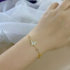 oly-46ace4b218d0e09b83be5bb325311502 Wholesale style non-fading design butterfly diamond bracelet female titanium steel fashion all-match elegant light luxury high-grade bracelet