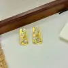Wholesale Lugong New Alloy Diamond Embedded Women's Fashion Ear Cuff Wrinkled Leather Stylish Commute Personality Ear Jewelry
