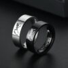 Wholesale  Titanium Steel Couple Rings I Love You Hand-In-Hand Men and Women Ring Hand Jewelry
