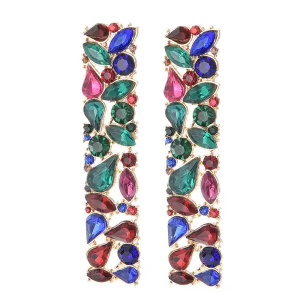 Wholesale 1 Pair Retro Flower Steel Needle Inlay Artificial Pearls Zircon Women's Earrings