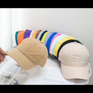 Wholesale Thin Baseball Cap Women's Soft Top Washable Quick-drying Cloth Cap Fresh Style Cap Men's Face Showing Small Sunscreen Sunshade Hat for Summer