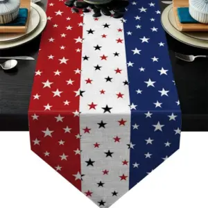 Wholesale Independence Day Linen Tablecloth, Perfect For Festive Home Decor And Celebrations
