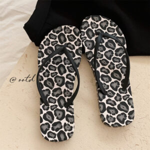 Black [leopard print] / [factory standard packing: single color/single code/60 pairs]
