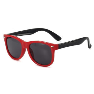 Red frame black feet Gray piece / Children's sunglasses