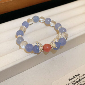 52# bracelet-blue butterfly