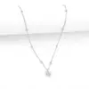 Wholesale PVD Coated Real Gold Plated Flower 201 Stainless Steel 304 Simple Style Classic Waterproof Non Tarnish Pendant Necklace