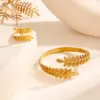 Wholesale Jewelry IG Style Vintage Style French Style Grain 304 Stainless Steel Jewelry Set