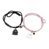 oly-4777ba12d5ba0cadca565d21a4da375a Wholesale Black and White Ghost Bracelet Couple Bracelet Pair for Boyfriend Small Leather Case Heart Magnet Attraction Bracelet Headband for Women