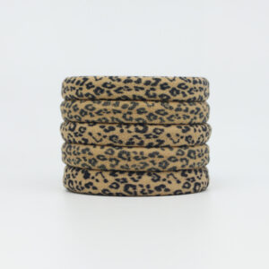 Leopard print black (1 single pack)