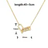 Wholesale Fashion U Shape Copper Zircon Bracelets Earrings Necklace In Bulk