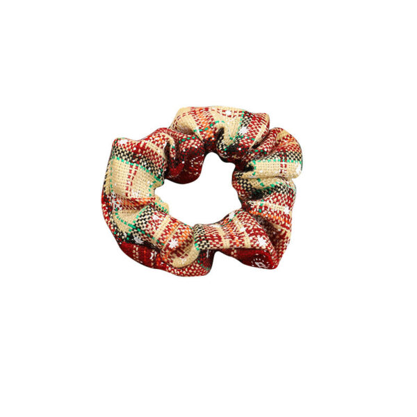 oly-47ad0da00b7834ae32f3cf40f22baead Wholesale Christmas autumn and winter hair ring large intestine ring three-state jewelry all-match holiday cloth ring headdress