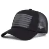 Wholesale American Flag Casual Outdoor Women's Baseball Cap With Curved Brim, Polyester Material Featuring Printing
