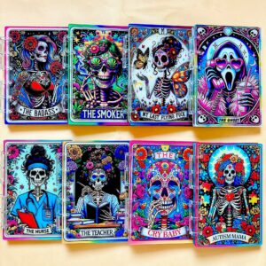 Wholesale Skull Tarot Series Cross-border TK Explosions Acrylic Notebook Handbook Exquisite Loose-leaf Book A7A5
